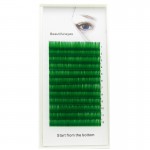 Gene false fir cu fir Beautiful Eyes BE042 Verde color D/0.10 de 12mm